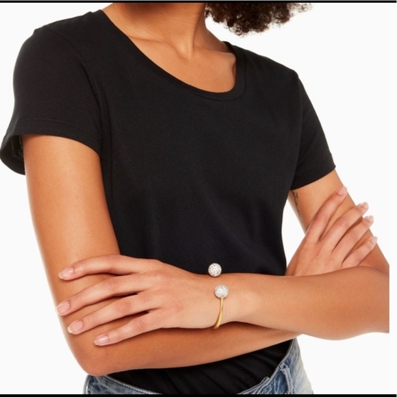 KATE SPADE “Razzle Dazzle” Open Hinged Bangle - Picture 2 of 7